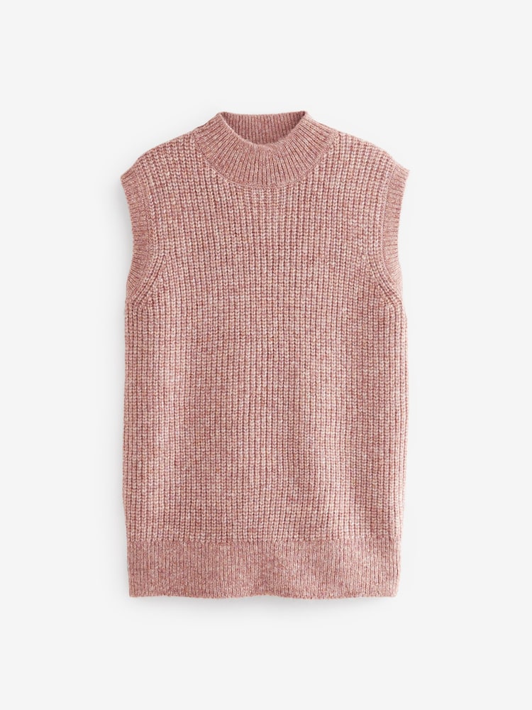 Pink Fisherman Rib Knit Tank - Image 6 of 6
