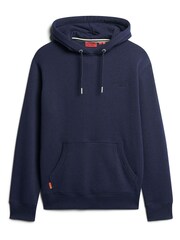 Superdry Navy Essential Logo Hoodie - Image 3 of 8