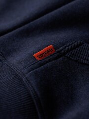 Superdry Navy Essential Logo Hoodie - Image 8 of 8