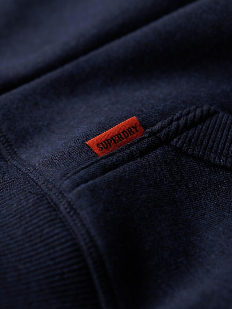 Superdry Navy Essential Logo Hoodie - Image 8 of 8