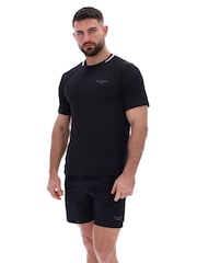 შავი - Ted Baker Sport Blue Harrison Aeroflow Training T-Shirt - სურათი 3 4-დან