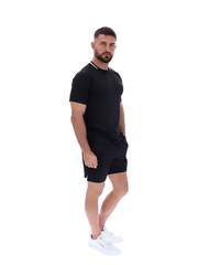 შავი - Ted Baker Sport Blue Harrison Aeroflow Training T-Shirt - სურათი 4 4-დან