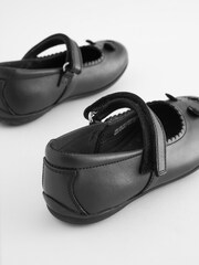 Black School Leather Character Mary Jane Shoes - Image 4 of 5
