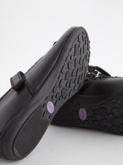 Black School Leather Character Mary Jane Shoes - Image 5 of 5