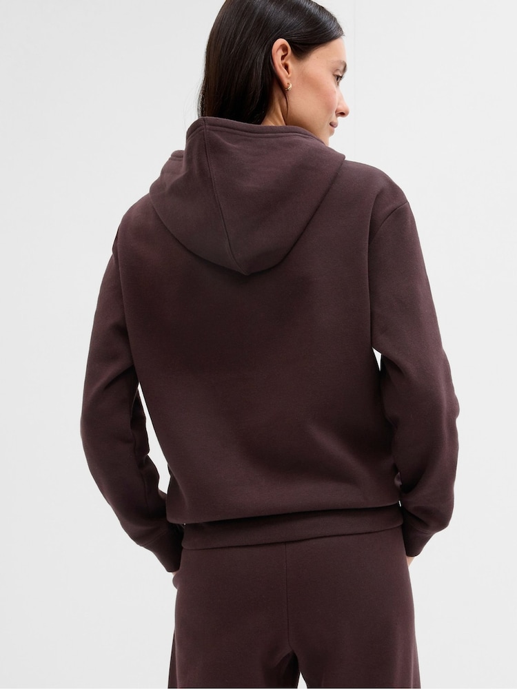 Gap Brown/Pink Relaxed Logo Hoodie - Image 2 of 2 Gap Brown/Pink Relaxed Logo Hoodie - Image 2 of 2