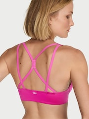 Victoria's Secret Pink Fire GlossyTech™ Plunge Front Close Low Impact Sports Bra - Image 2 of 2