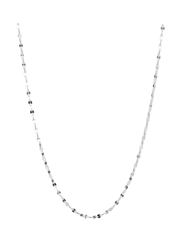 Oliver Bonas Silver Plated Renata Beaded Chain Necklace - Image 1 of 5