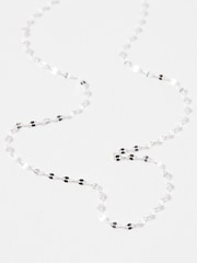 Oliver Bonas Silver Plated Renata Beaded Chain Necklace - Image 3 of 5