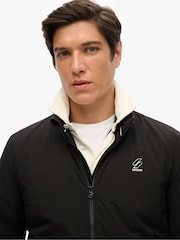 Superdry Black Training Harrington Water-Repellent Jacket - Image 4 of 7