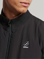 Superdry Black Training Harrington Water-Repellent Jacket - Image 5 of 7