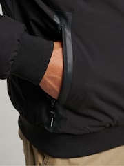 Superdry Black Training Harrington Water-Repellent Jacket - Image 6 of 7