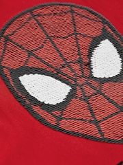 Spiderman, Rot - License T-Shirt mit Paillettendesign (3 bis 16 Jahre) - Image 4 of 4