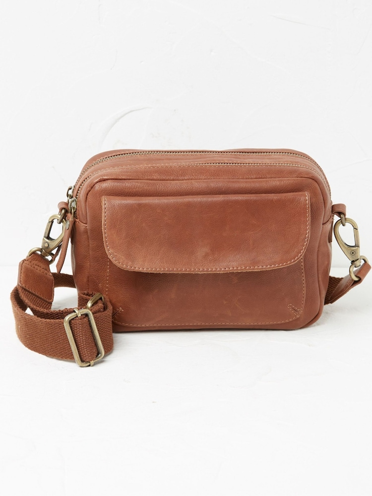 FatFace Neutral/Tan The Oslo Camera Cross-body Bag - Image 1 of 4