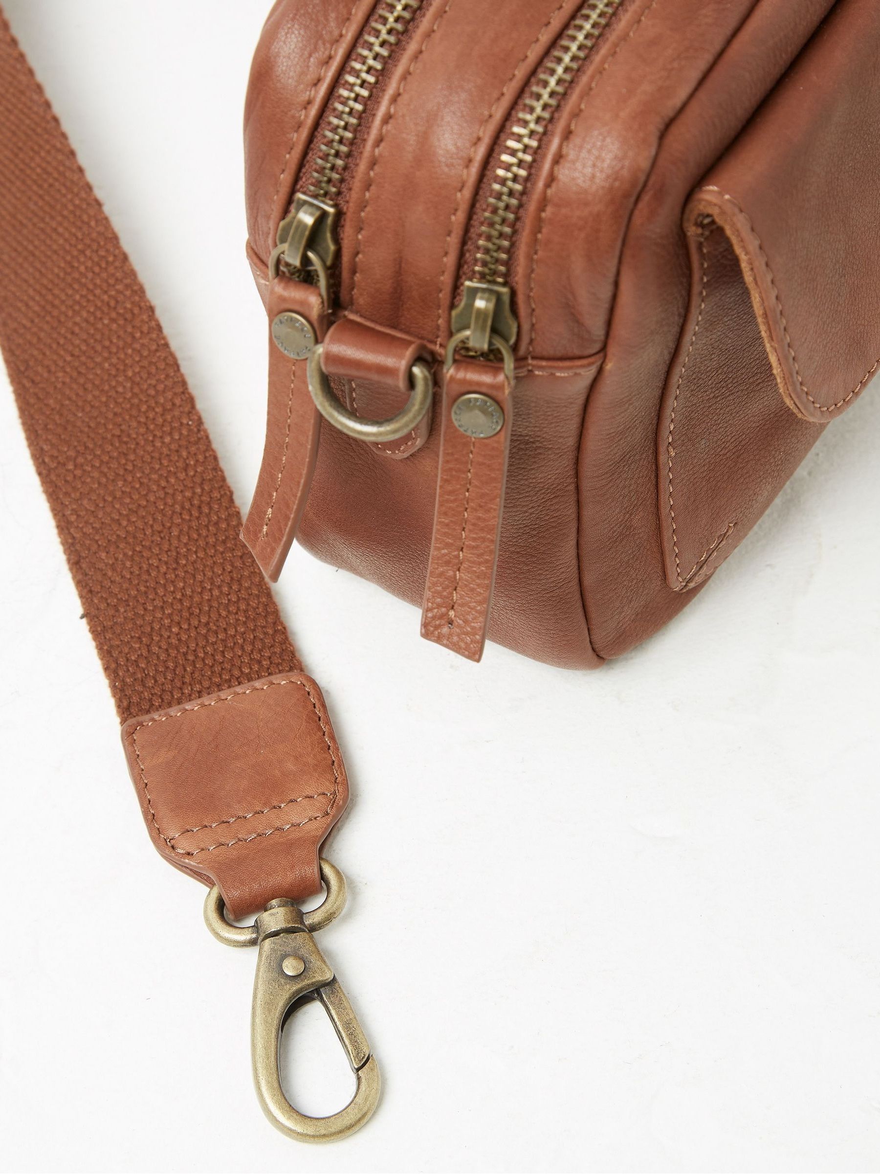 Buy FatFace Neutral Tan The Oslo Camera Cross body Bag from Next Luxembourg