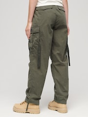 Superdry Green Parachute Grip Cargo Utility Trousers - Image 2 of 10