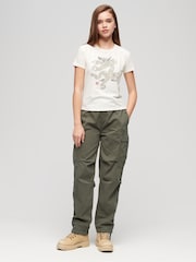 Superdry Green Parachute Grip Cargo Utility Trousers - Image 3 of 10