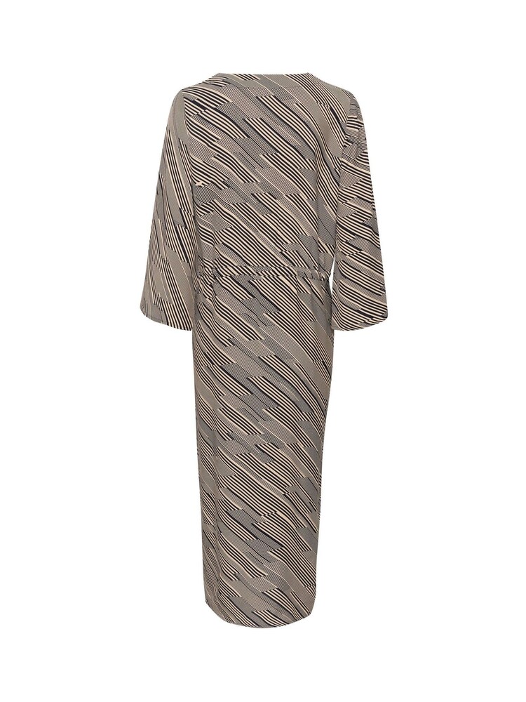Kaffe Sophia V-Neck Midi Length Wrap Dress - Image 6 of 6 Kaffe Sophia V-Neck Midi Length Wrap Dress - Image 6 of 6