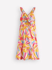 Boden Cream Cross-back Midi Jersey Dress - Image 2 of 3