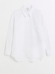 River Island White Poplin Boyfriend Shirt - Image 5 of 6