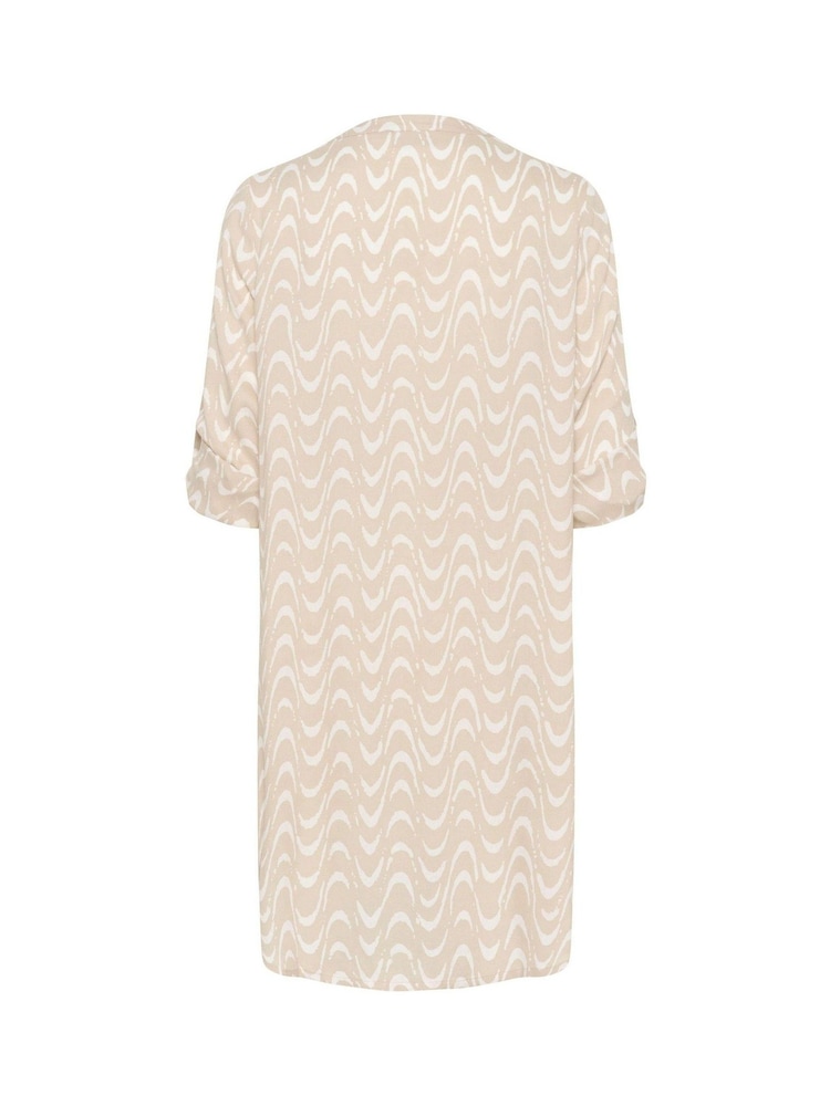 Kaffe Loose Fit Mira Long Sleeve Tunic - Image 6 of 6