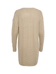 Kaffe Natural Emria Long Cardigan - Image 6 of 6
