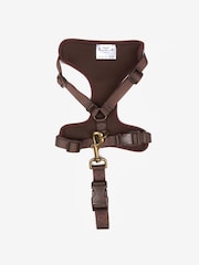 Barbour® Khaki Green Classic Tartan Dog Travel Harness and Lead - Image 7 of 9