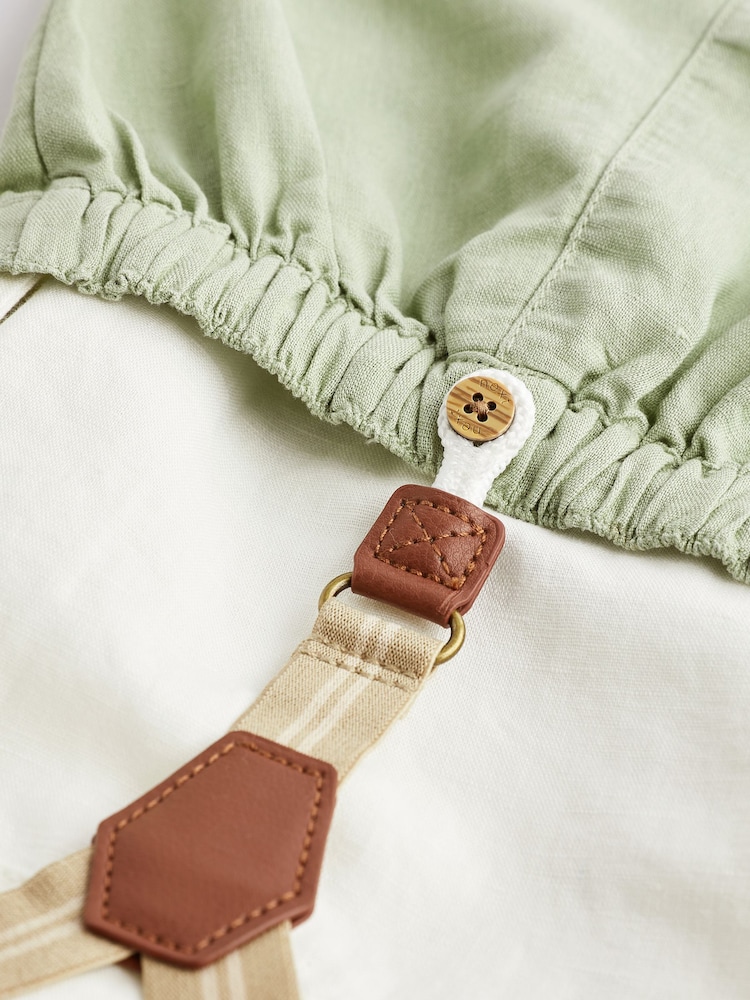 Sage Green Baby Shirt, Trousers and Braces 3 Piece Set (0mths-2yrs) - Image 12 of 13
