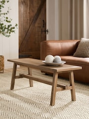 Natural Hector Mango Wood Coffee Table - Image 1 of 6