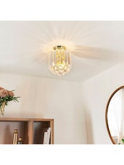 Gallery Home Brass Mato Ceiling Light - Image 1 of 8