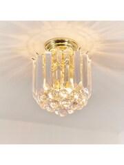 Gallery Home Brass Mato Ceiling Light - Image 2 of 8