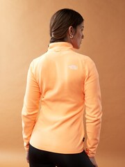 Orange - The North Face – Glacier – Fleece für Damen mit durchgehendem Reißverschluss - Bild 2 von 6