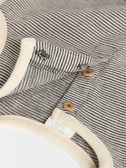 Monochrome Stripe Baby 100% Cotton Jersey Bloomer Romper 3 Pack (0mths-3yrs) - Image 11 of 14