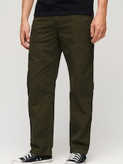 Superdry Green Carpenter Trousers - Image 1 of 1