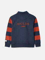 Joules Try Navy Blue Rugby Sweatshirt - Image 4 of 8