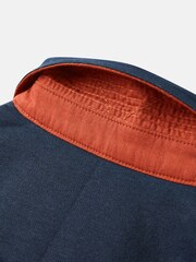 Joules Try Navy Blue Rugby Sweatshirt - Image 6 of 8