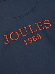 Joules Try Navy Blue Rugby Sweatshirt - Image 8 of 8