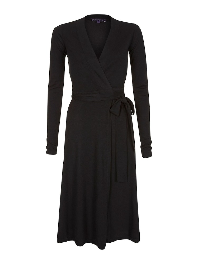 HotSquash Black The Wrap Dress - Image 3 of 3
