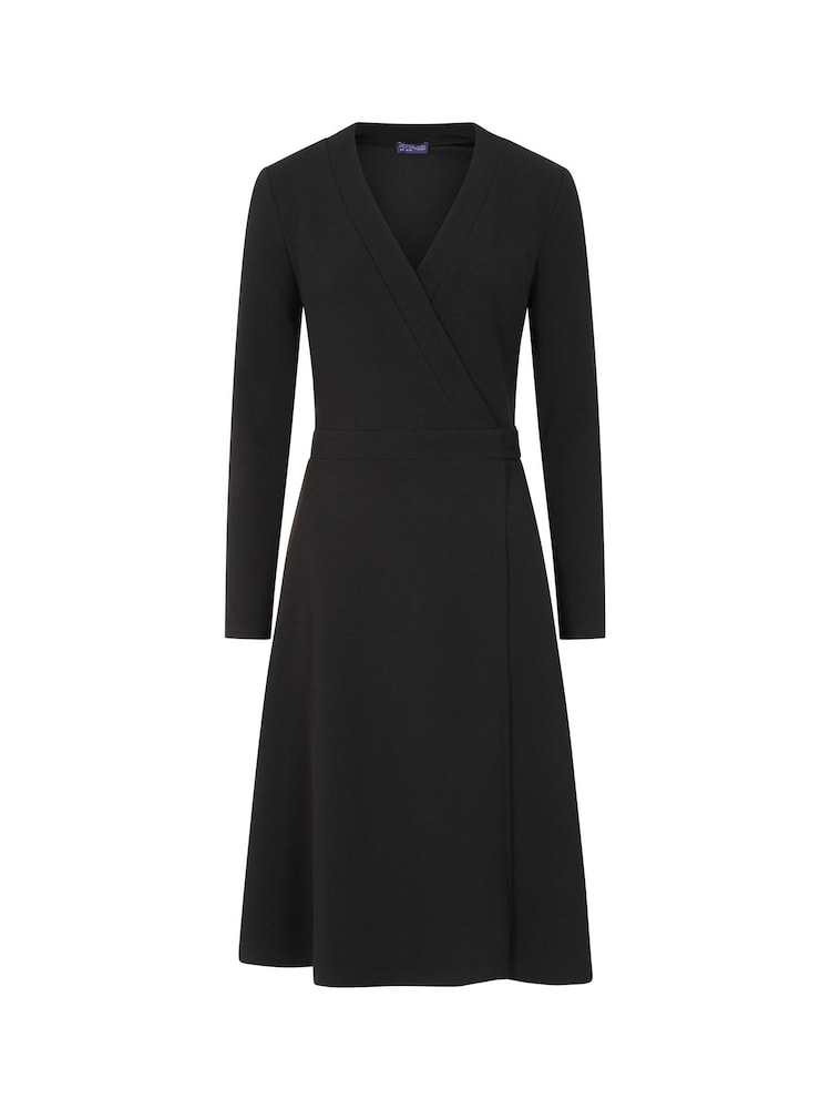 Black The Wrap Dress - Image 4 of 4 Black The Wrap Dress - Image 4 of 4