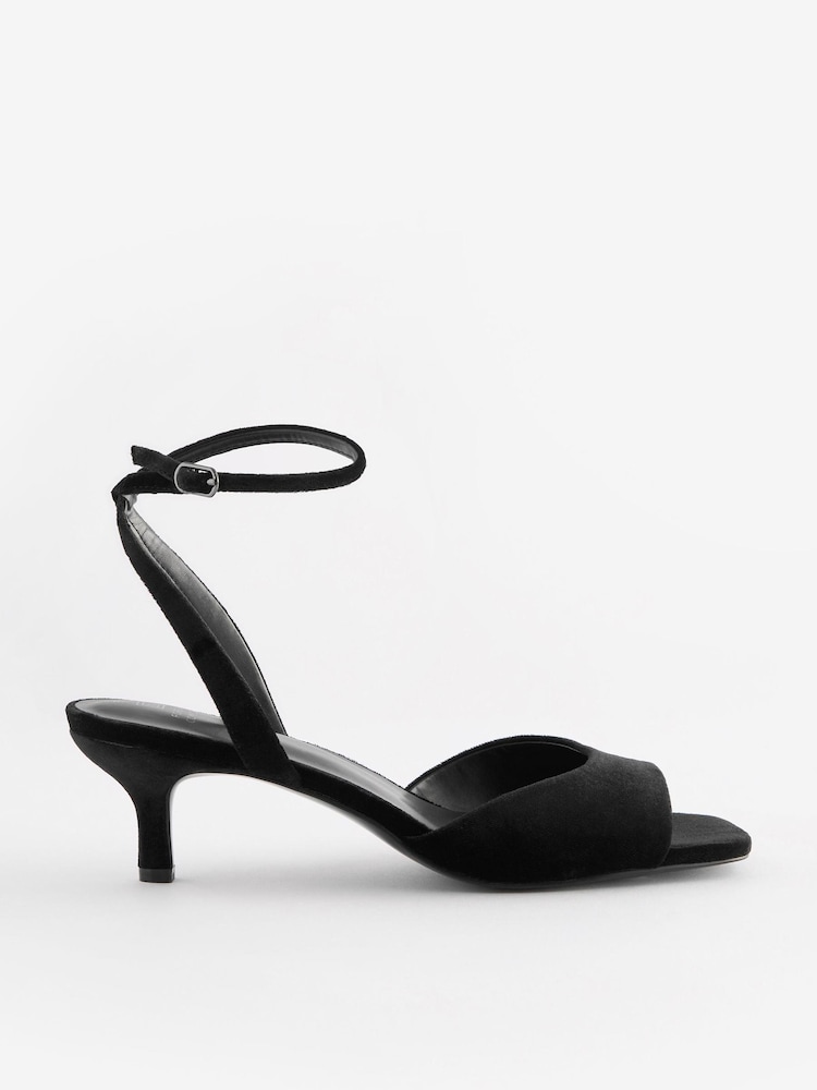 Black Forever Comfort® Low Heeled Sandals - Image 2 of 5