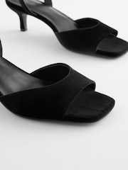 Black Forever Comfort® Low Heeled Sandals - Image 3 of 5