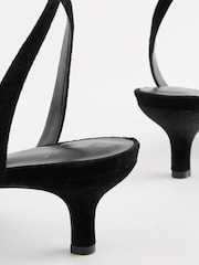 Black Forever Comfort® Low Heeled Sandals - Image 4 of 5