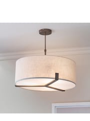 Gallery Home Brown Stoke Pendant Ceiling Light - Image 1 of 6