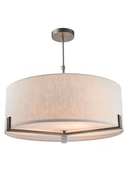 Gallery Home Brown Stoke Pendant Ceiling Light - Image 5 of 6