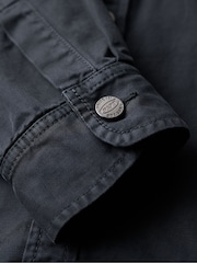 Superdry Blue Canvas Workwear Overshirt - Image 5 of 6