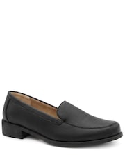 Pavers Black Smart Block Moccasins Heels - Image 3 of 6