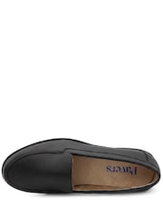 Pavers Black Smart Block Moccasins Heels - Image 5 of 6