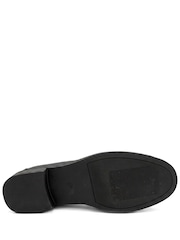 Pavers Black Smart Block Moccasins Heels - Image 6 of 6