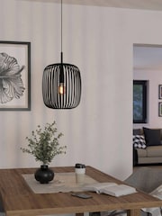 Eglo Black Romazzina Caged Modern Pendant - Image 1 of 3
