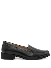 Pavers Black Ground Smart Block Moccasins Heels - Image 3 of 6