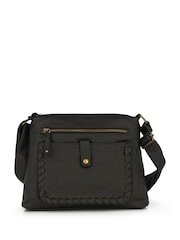 Pavers Black Multi-Pocket Cross-Body Bag - Image 2 of 4